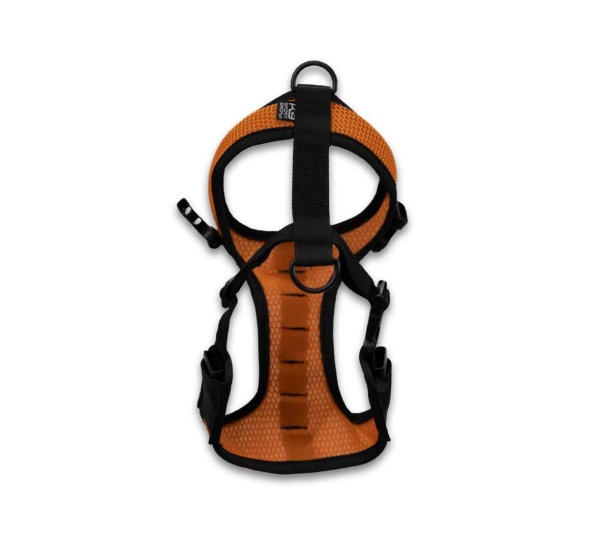 Sunset Orange - Walk-On with Harness & Storage - Small (13-15" Neck 13-18" Chest)