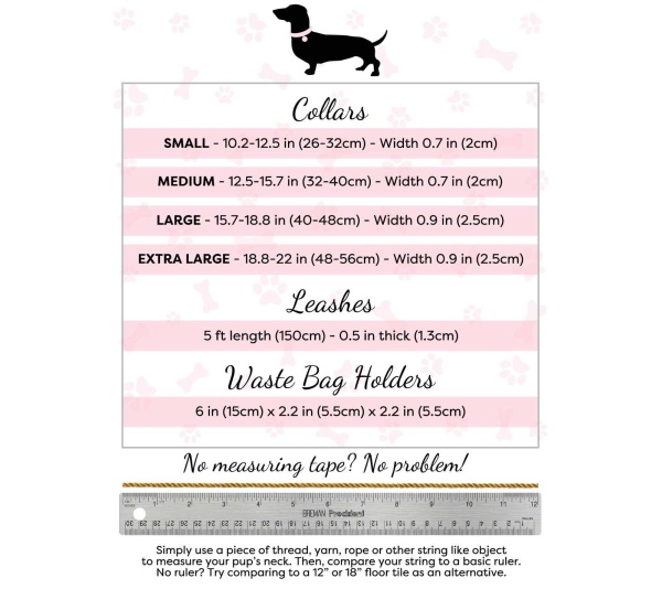 Bella Rose - Dog Collar  - XL