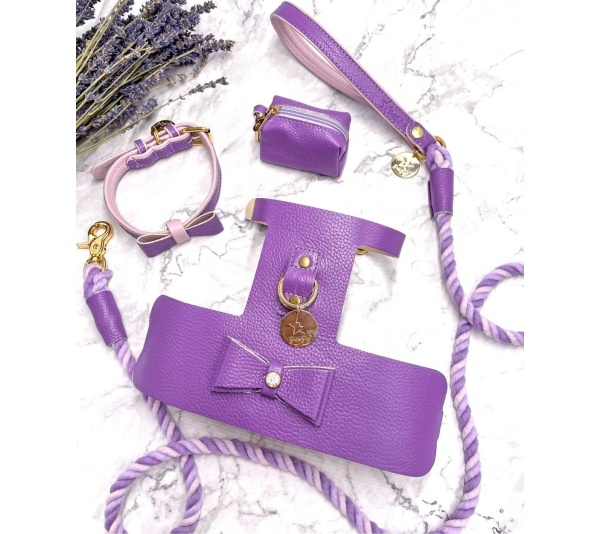 Lavish Lavender - Dog Harness  - Medium