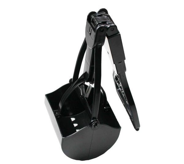 Black - Pet Pooper Scooper - Long-Handled