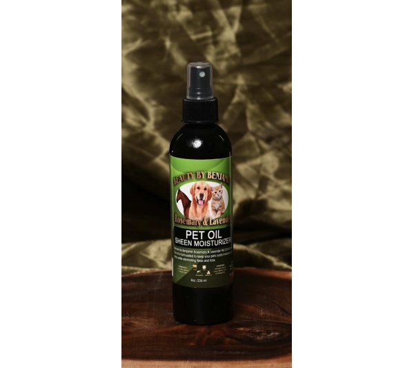 Gold - Rosemary and Lavender Pet Sheen Oil Moisturizer - 8 oz