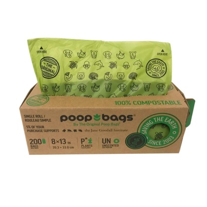 GREEN - You Buy; We Donate Compostable Single Bulk Roll - 200 Bags