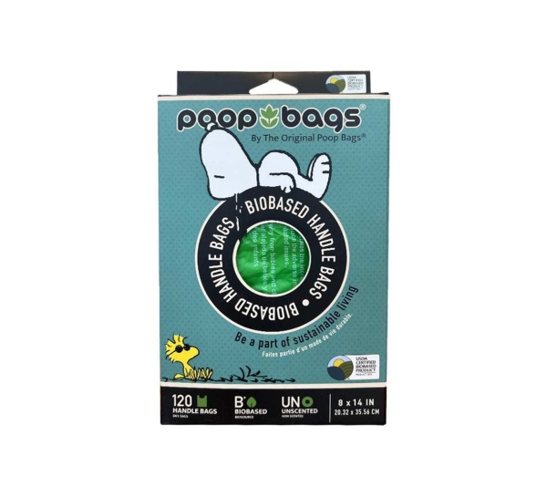 BLACK/GREEN - USDA Biobased Peanuts Handle Tie - 120 Bags