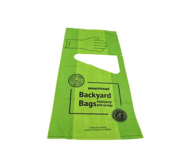 GREEN - BIOBASED BACKYARD BAGS - 16 Bags