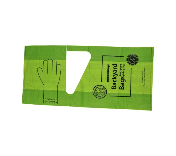 GREEN - BIOBASED BACKYARD BAGS - 16 Bags