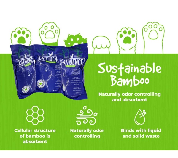 BLUE - Catfidence Bamboo Cat Litter