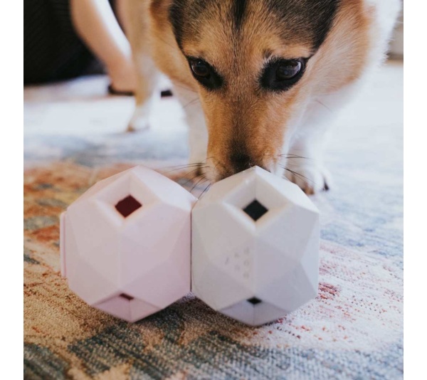 Rose Quartz - The Odin - Modern Treat Dispensing Dog Puzzle