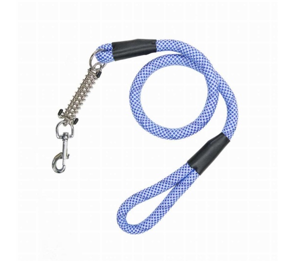 Elektric Blue - Tug Control Leash with Reflectors & Shock Absorber - Small