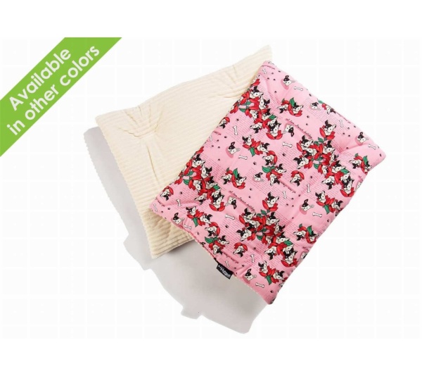 Frenchies in Pink - Comfy Mat Pet Bed