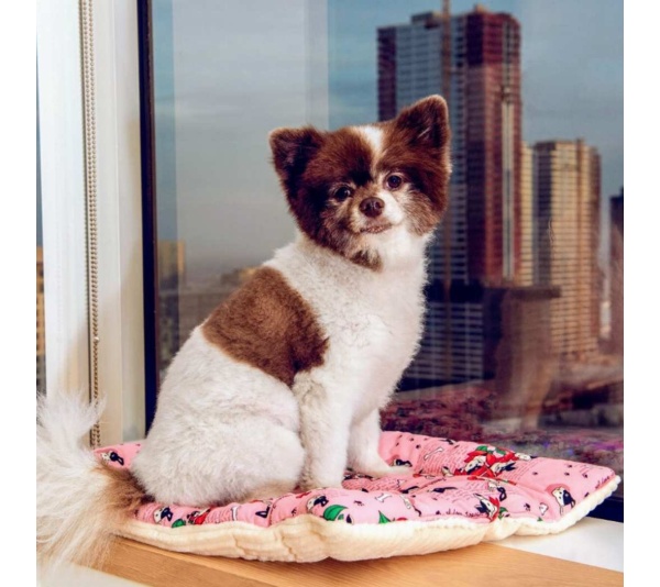 Frenchies in Pink - Comfy Mat Pet Bed