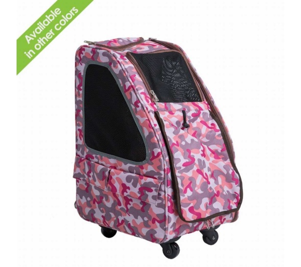 Pink Camo - 5-in-1 Pet Carrier