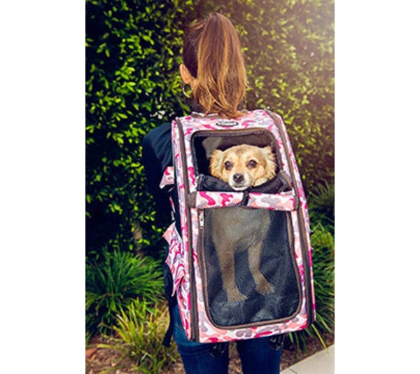Pink Camo - 5-in-1 Pet Carrier