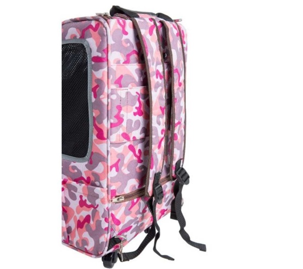 Pink Camo - 5-in-1 Pet Carrier