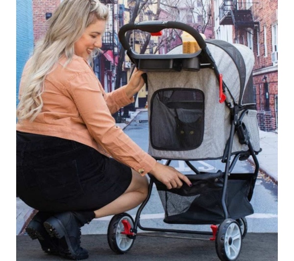 State Grey - Glacier Pet Stroller