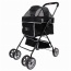 Black - Pet and Pets Swift Pet Stroller
