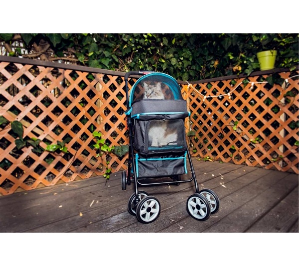 Turquoise - Pet and Pets Swift Pet Stroller
