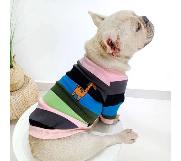 Multi - Giraffe Stripe - Matching Pet and Owner Clothing Set -   3XL