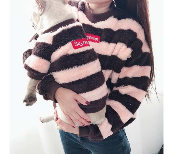 Black - Super Dog - Matching Pet and Owner Clothing Set -  Small