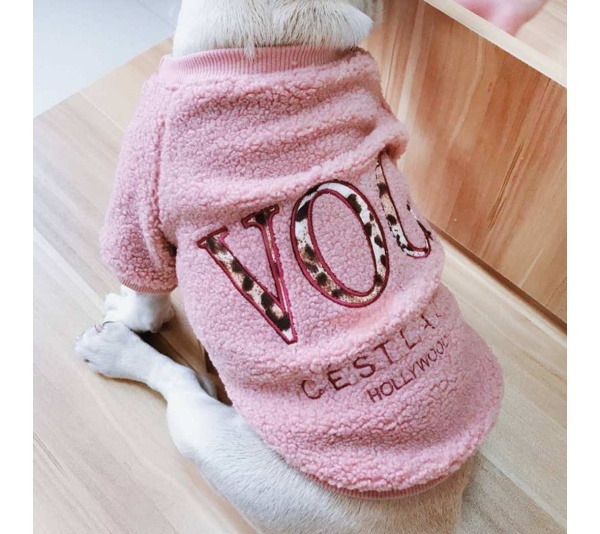 Pink - Vog Colour - Matching Pet and Owner Clothing Set -  Small