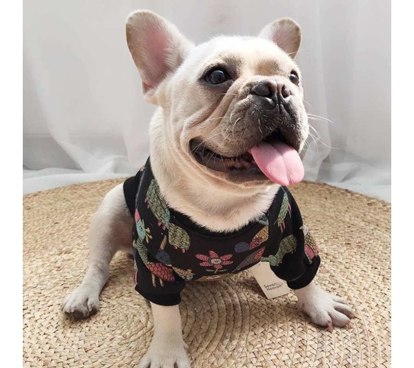 Black -  Animal Pattern - Matching Pet and Owner Clothing Set -  Large