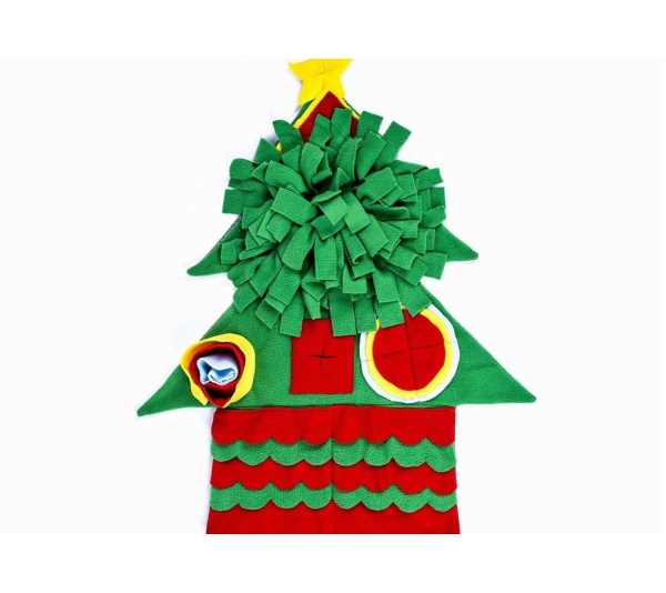Christmas Tree - Merry Christmas Pets Puzzle Toys Snuffle Mat -