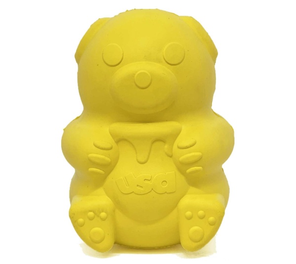 Yellow - Honey Bear Treat Dispenser - Large