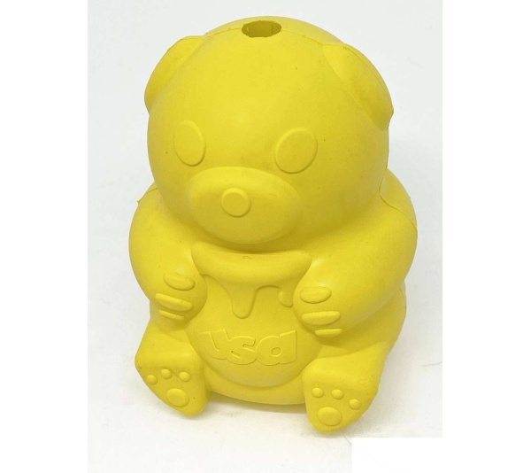 Yellow - Honey Bear Treat Dispenser - Large