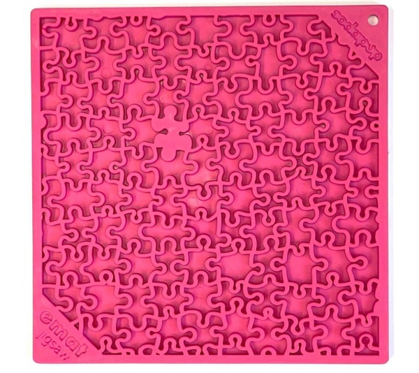 Pink - Jigsaw Design eMat Enrichment Lick Mat