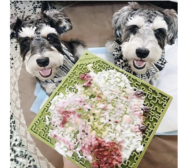 Pink - Jigsaw Design eMat Enrichment Lick Mat