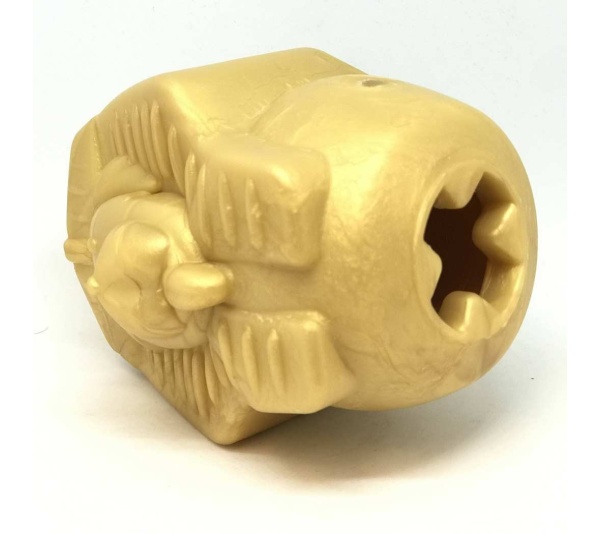 Gold - MKB Doggie Pharaoh Durable Chew Toy & Treat Dispenser - Large