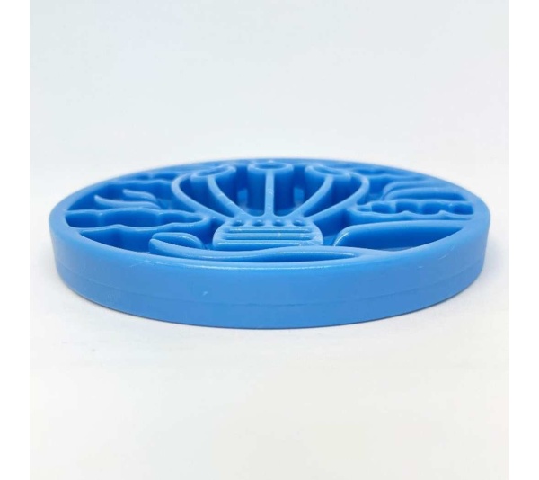 Blue - Nylon eCoin Durable Enrichment Snacking Coin