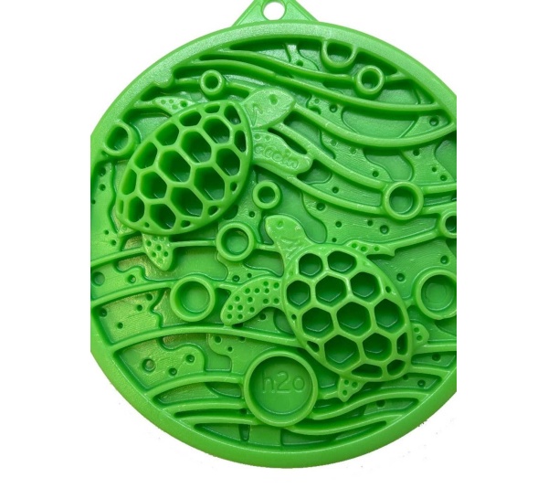 Green - Nylon eCoin Durable Enrichment Snacking Coin
