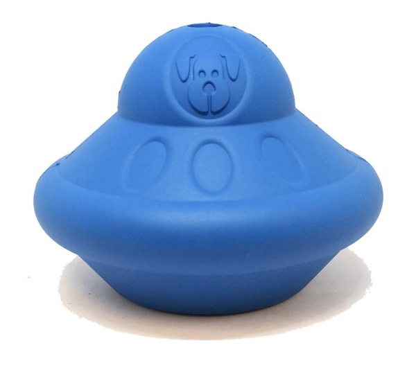 SN Flying Saucer Durable Rubber Chew Toy & Treat Dispenser - Large