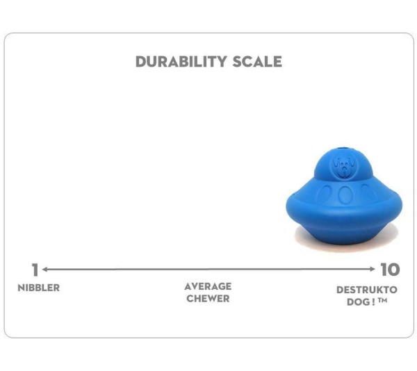 SN Flying Saucer Durable Rubber Chew Toy & Treat Dispenser - Large