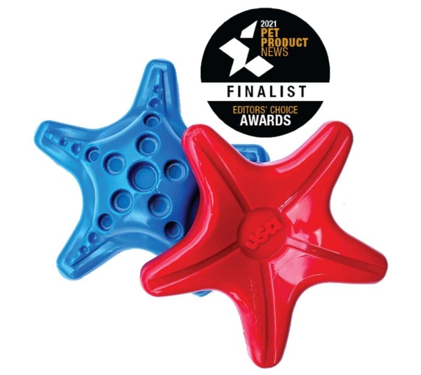 Blue - Starfish Ultra Durable Nylon Dog Chew Toy for Aggressive Chewers