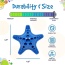 Blue - Starfish Ultra Durable Nylon Dog Chew Toy for Aggressive Chewers