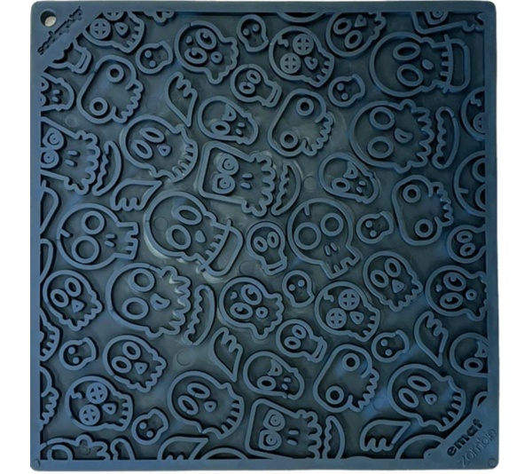 Black - Zombie Design Emat Enrichment Lick Mat