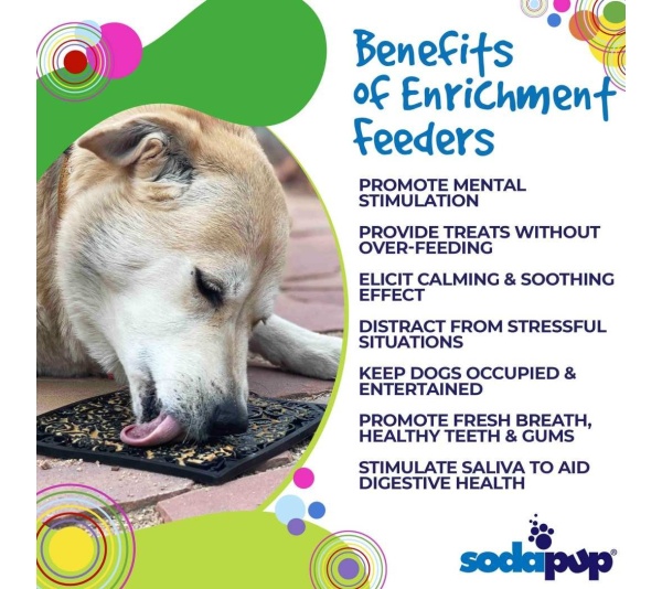 Black - Zombie Design Emat Enrichment Lick Mat