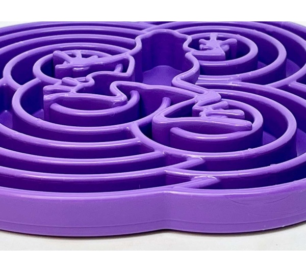 Purple  - Water Frog Design eTray Enrichment Tray for Dogs
