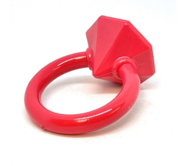 Diamond Ring Durable Teething Ring for Puppies and Aggressive Chewers