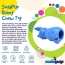 Blue - Durable Nylon Bunny Chew Toy and Enrichment Toy for Aggressive Chewers