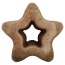 Brown - Durable Nylon Star Dog Chew Toy and Enrichment Toy for Aggressive Chewers