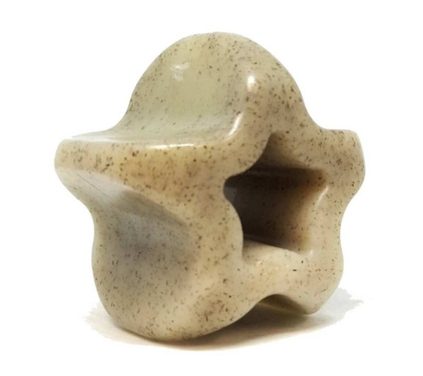 Brown - Durable Nylon Star Dog Chew Toy and Enrichment Toy for Aggressive Chewers