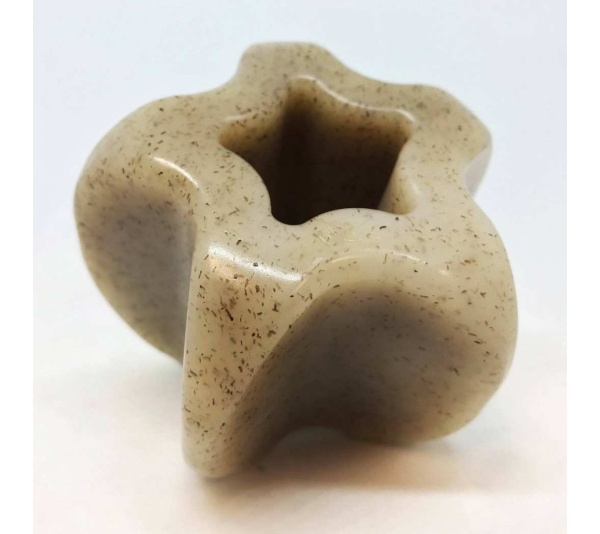 Brown - Durable Nylon Star Dog Chew Toy and Enrichment Toy for Aggressive Chewers