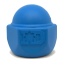 Blue - ID Cap Nut Ultra-Durable Rubber Chew Toy and Treat Dispenser - Large