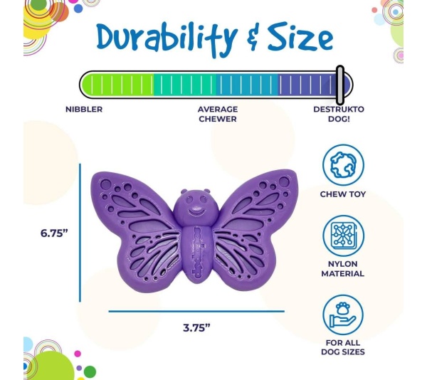 Purple - SP Butterfly Chew and Enrichment Toy