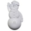 White - MKB Snowman Ultra Durable Nylon Dog Chew Toy for Aggressive Chewers