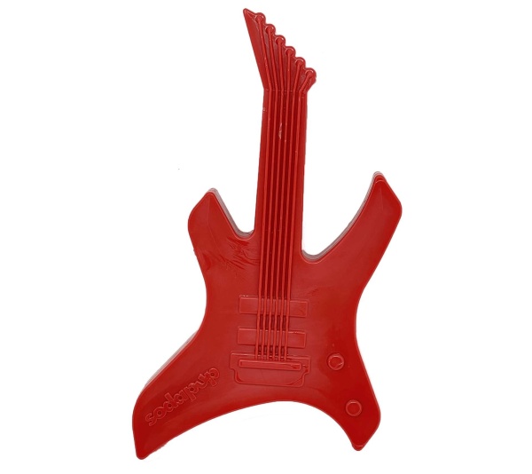 Red - SP Electric Guitar Ultra Durable Nylon Dog Chew Toy for Aggressive Chewers