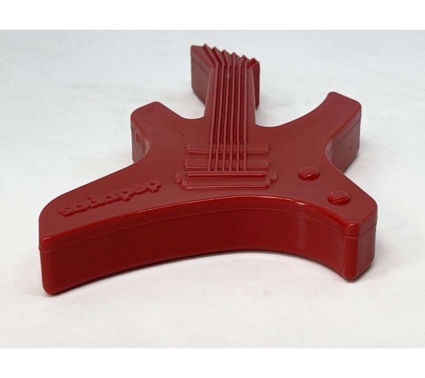 Red - SP Electric Guitar Ultra Durable Nylon Dog Chew Toy for Aggressive Chewers