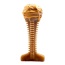 Brown - SP Honey Bone  Dental Tower Ultra Durable Nylon Dog Chew Toy for Aggressive Chewers - Large
